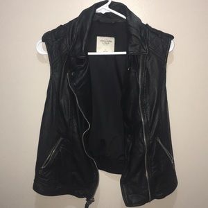 Abercrombie and Fitch vegan leather vest